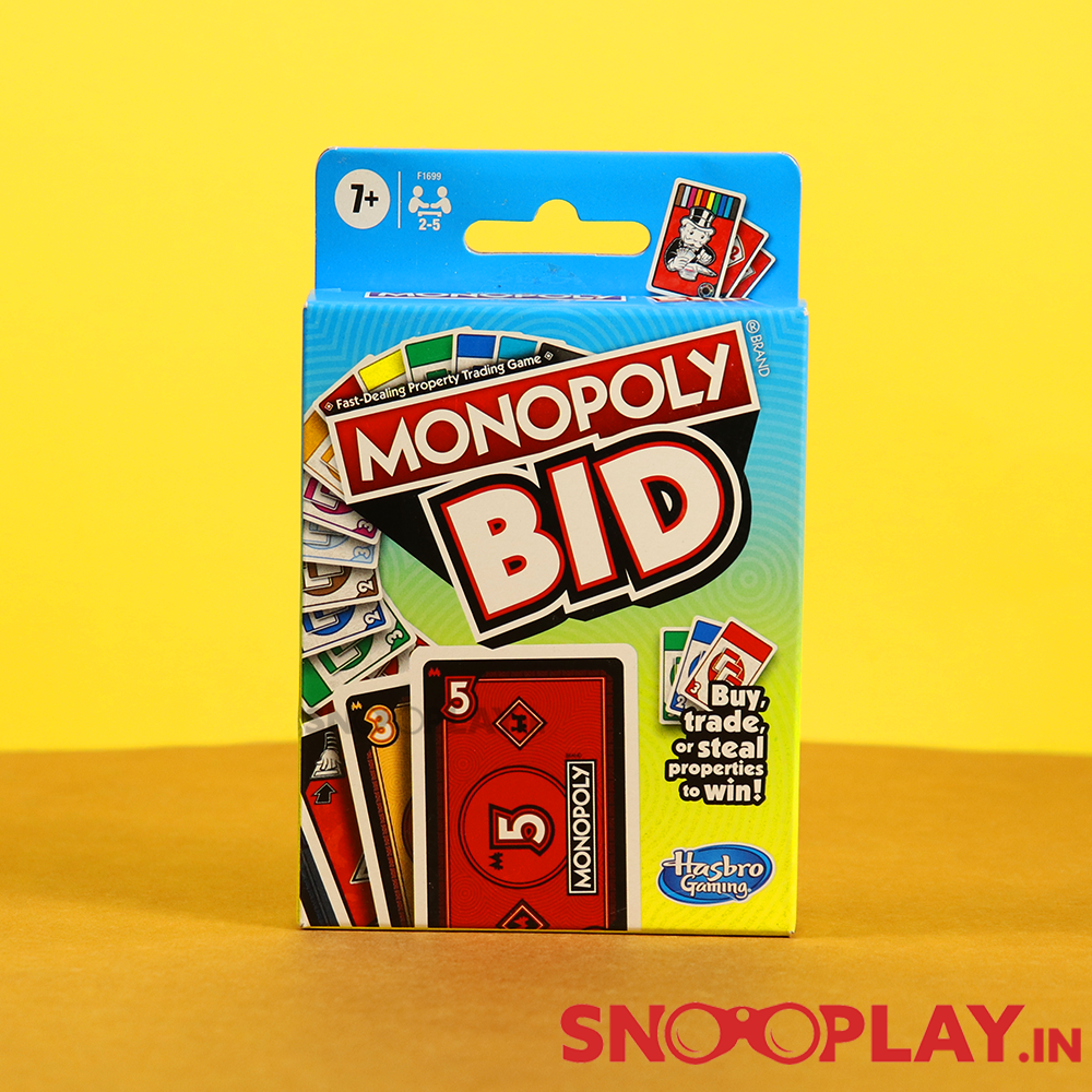 Monopoly Bid Card Game