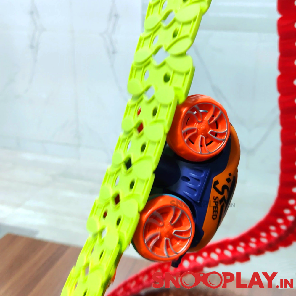 Monster Wheels Track Set (Bendable Track & 360 Degree Movement) - 202 pieces