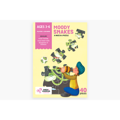 Moody Snakes Puzzle Pack of 5