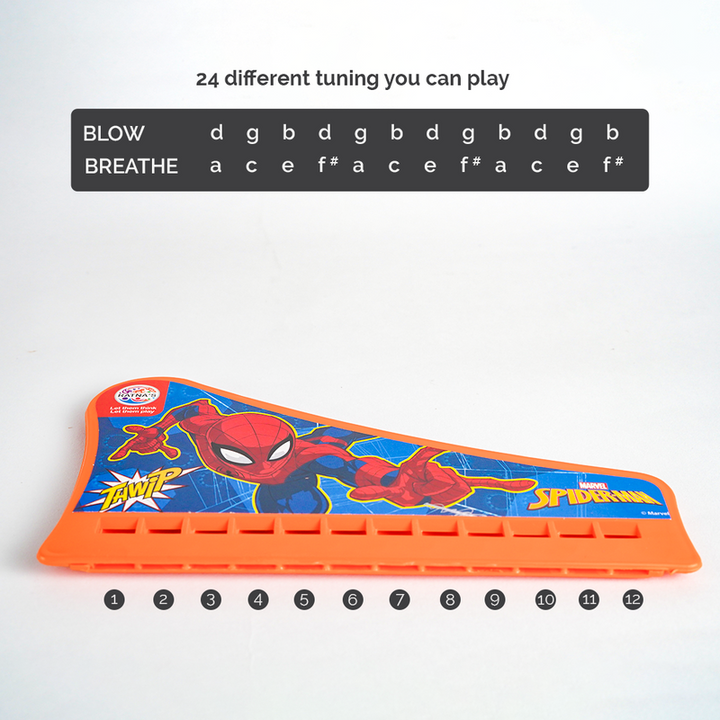 Spider-man Mouth Organ For Kids (1-4 Years)