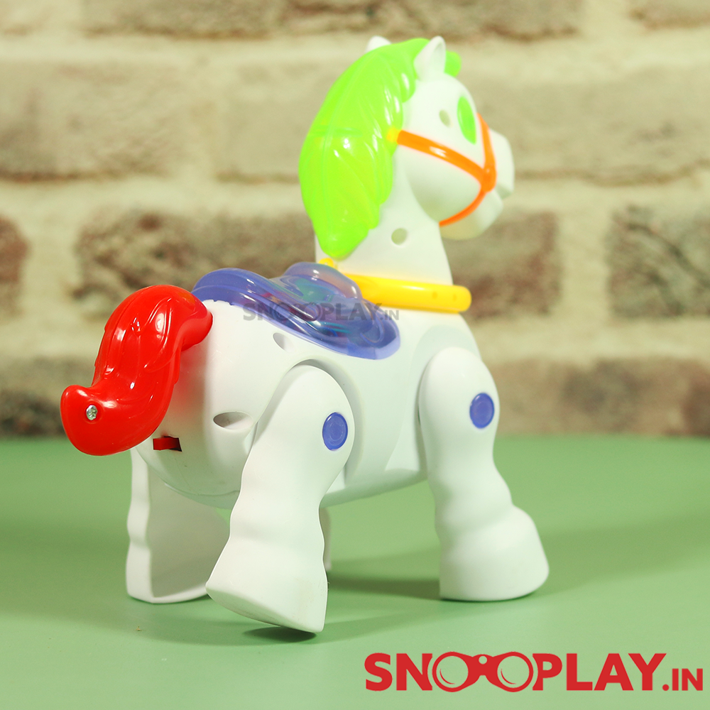 Musical Walking Pony with Light & Sound  - Musical Toy for kids (Battery Operated)