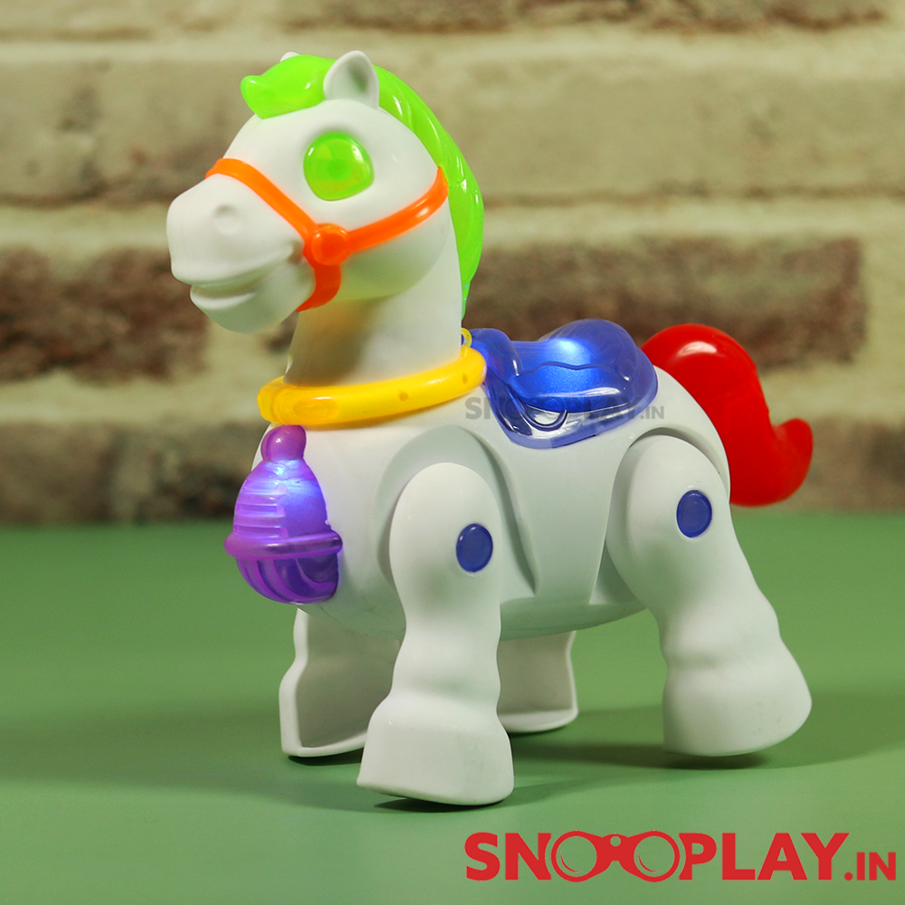 Musical Walking Pony with Light & Sound  - Musical Toy for kids (Battery Operated)