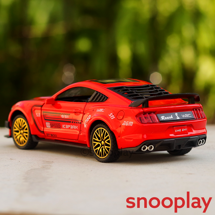 Supercar Diecast Car Model (3216) resembling Mustang Sports Car (1:32 Scale)- comes with light & sound feature