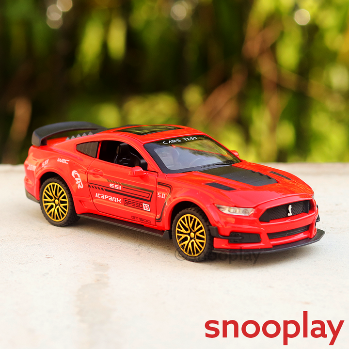 Supercar Diecast Car Model (3216) resembling Mustang Sports Car (1:32 Scale)- comes with light & sound feature