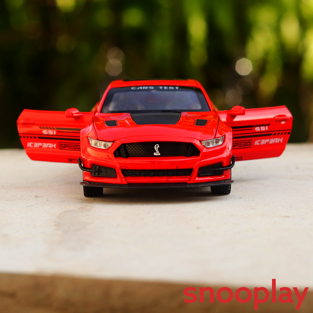 Supercar Diecast Car Model (3216) resembling Mustang Sports Car (1:32 Scale)- comes with light & sound feature