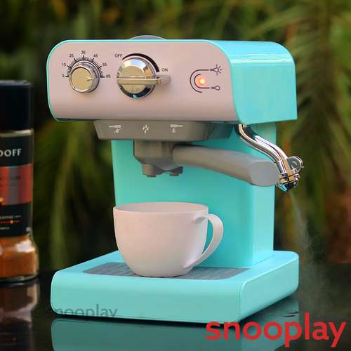 Electronic Coffee Machine Playset with Light, Sound, Water Function & Cool Steam Emission (3-8 Years)