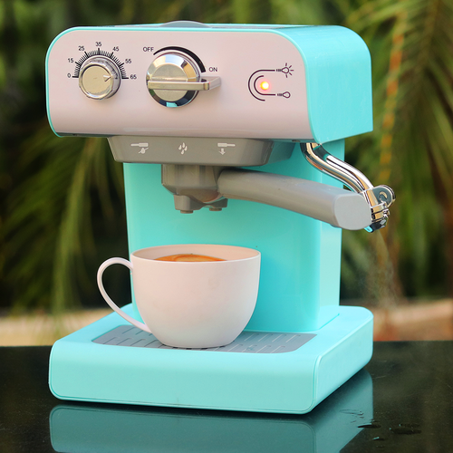 Electronic Coffee Machine Playset with Light, Sound, Water Function & Cool Steam Emission (3-8 Years)