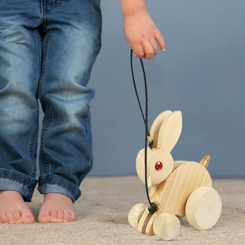 Pull Along Toy Wooden- Bunny