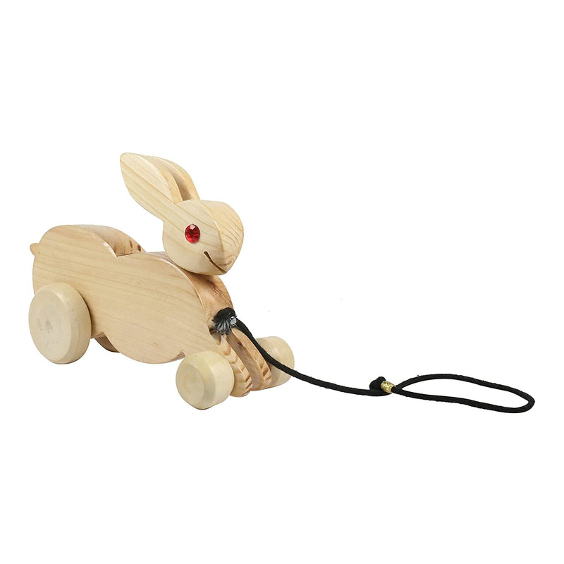 Wooden  Pull Along Toy- Rabbit (Big)