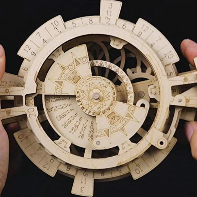 Perpetual calendar 3D Wooden Puzzle Kit  (52 Pcs)