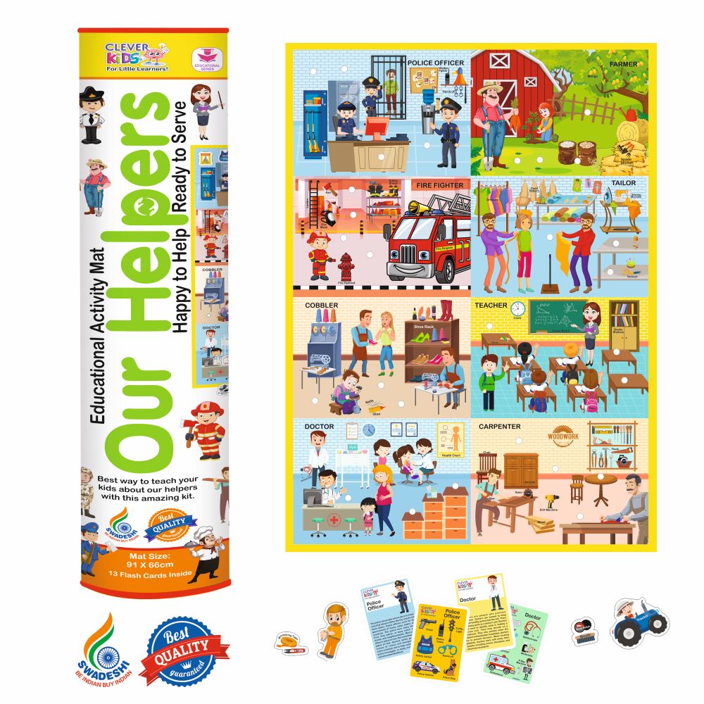 Our Helpers Educational Activity Mat