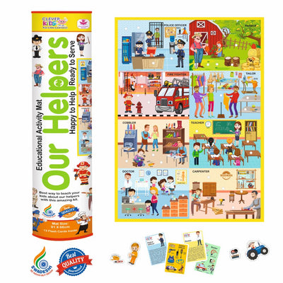 Our Helpers Educational Activity Mat