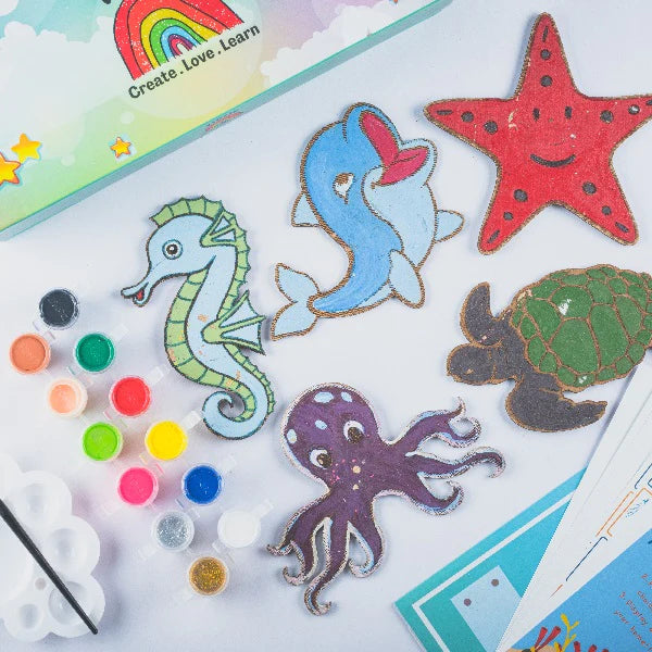 Ocean Fridge Magnet Painting Kit (8-12 Years)