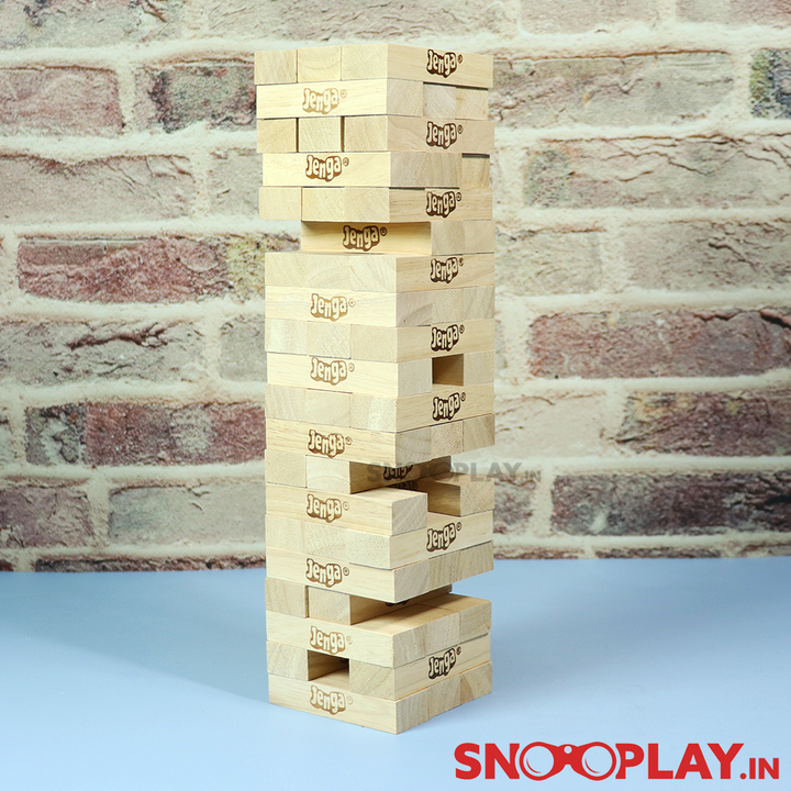 Original Jenga by Funskool with Tube Storage Packaging (6 Years till Grown Ups)