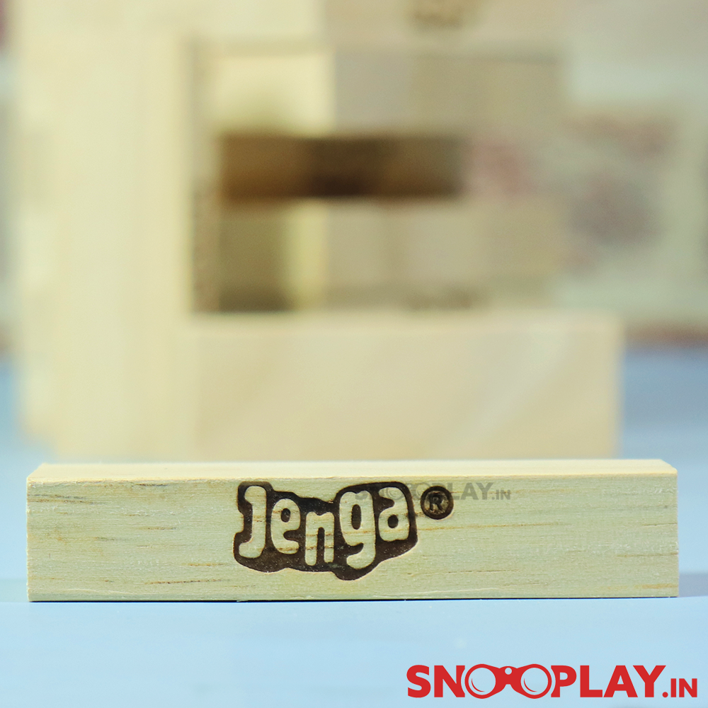 Original Jenga by Funskool with Tube Storage Packaging (6 Years till Grown Ups)