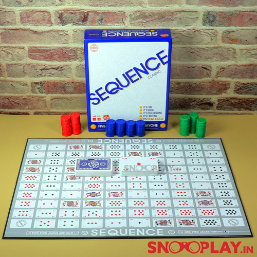 Original Funskool Sequence Certified Board Game (7 Years Till Grown Ups)
