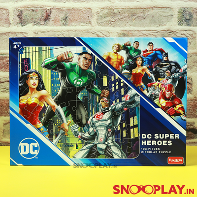 DC Super Heroes Jigsaw Puzzle (103 Pieces) - Green Lantern, Cyborg & Wonder Woman
