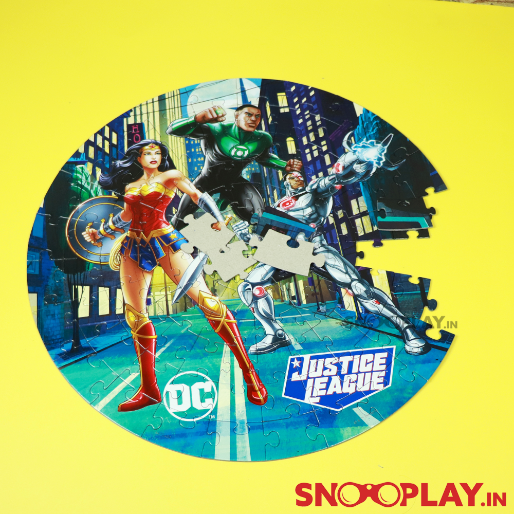 DC Super Heroes Jigsaw Puzzle (103 Pieces) - Green Lantern, Cyborg & Wonder Woman