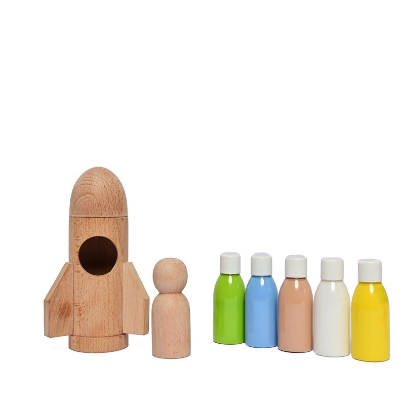 DIY Wooden Rocket Kit (3-8 Years)