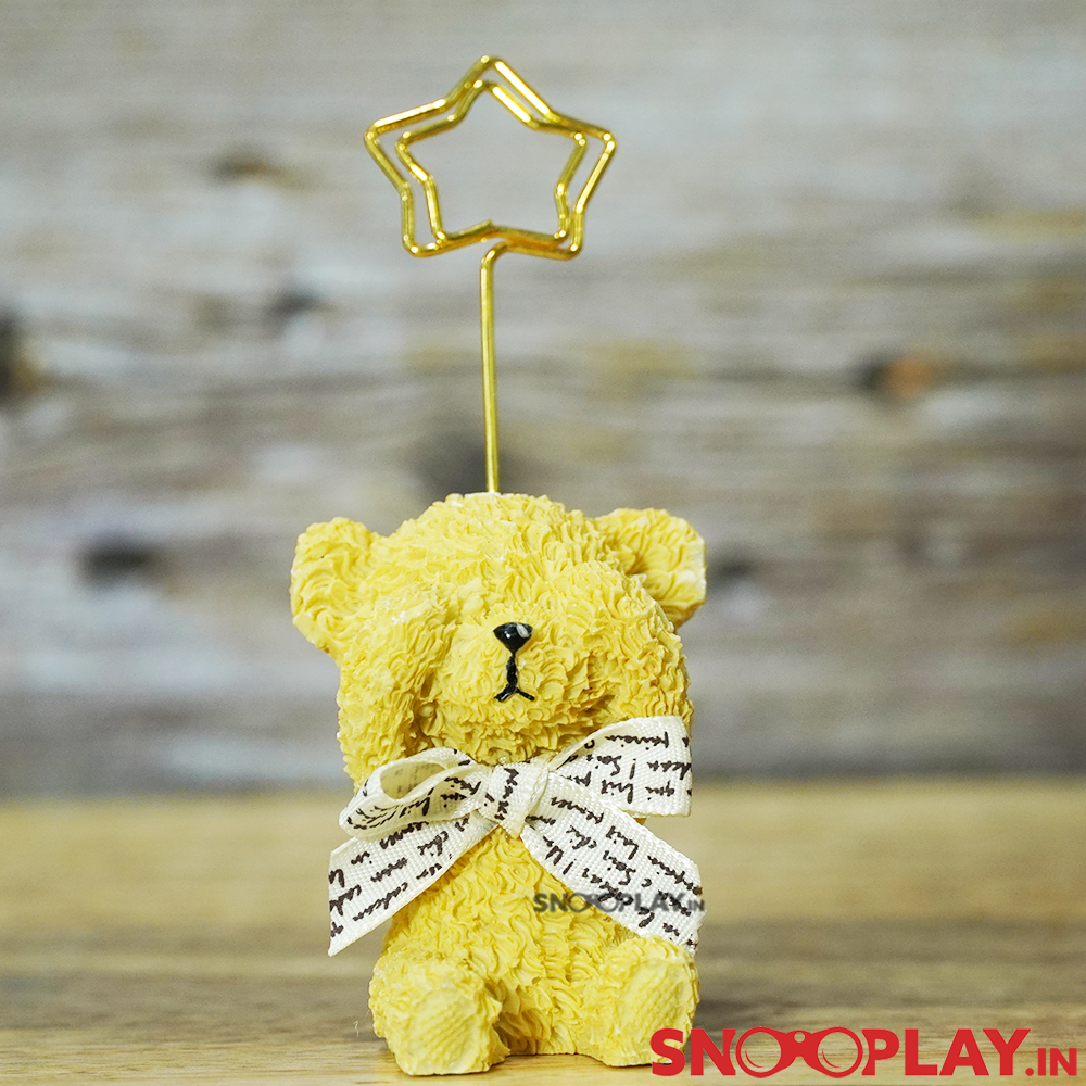 Cute Teddy Bear Photo Stands (Set of 4)