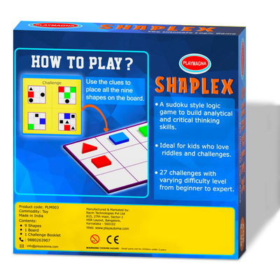 Shapelex - Sudoku - Style Logic Game For Children