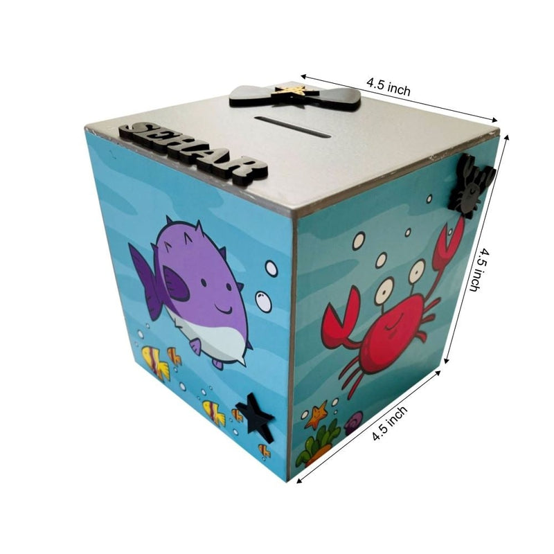 Personalised Piggy Bank - Sea Animals (COD Not Available)