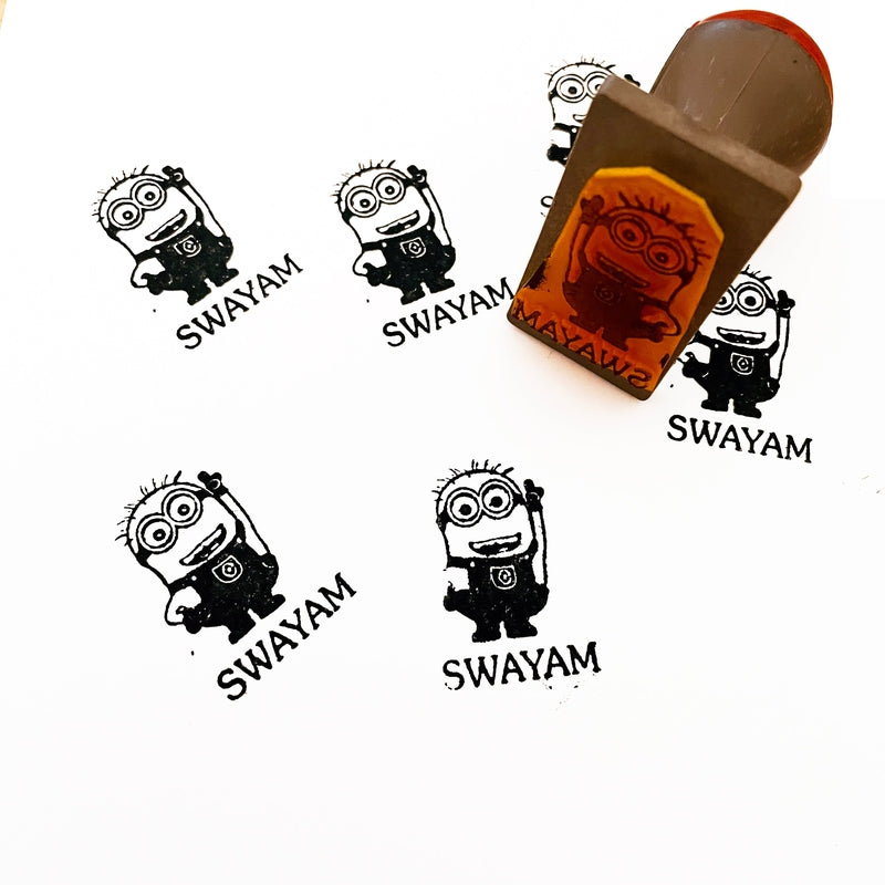 Personalised Stamp - Minion (COD Not Available)