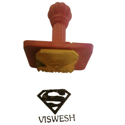 Personalised Stamp - Superman (COD Not Available)