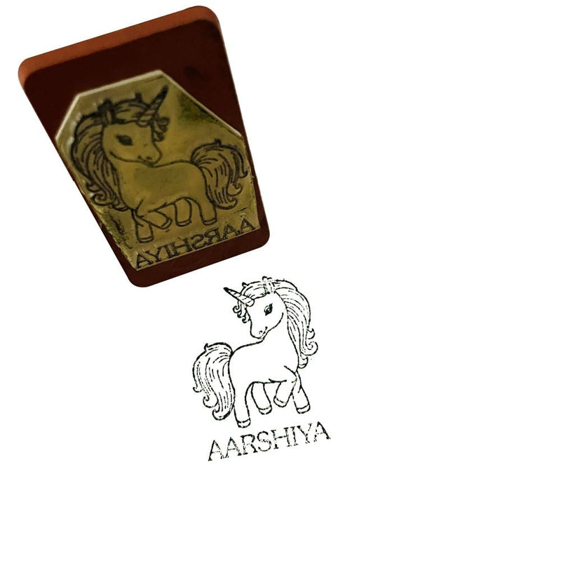 Personalised Stamp - Unicorn (COD Not Available)