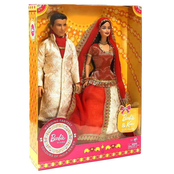 Barbie and Ken Couple Doll White