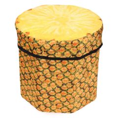 Stuff Foldable Kids Stool with Soft Seat - Pineapple Theme