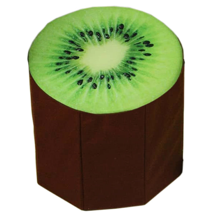 Stuff Foldable Kids Stool with Soft Seat - Kiwi Fruit Theme