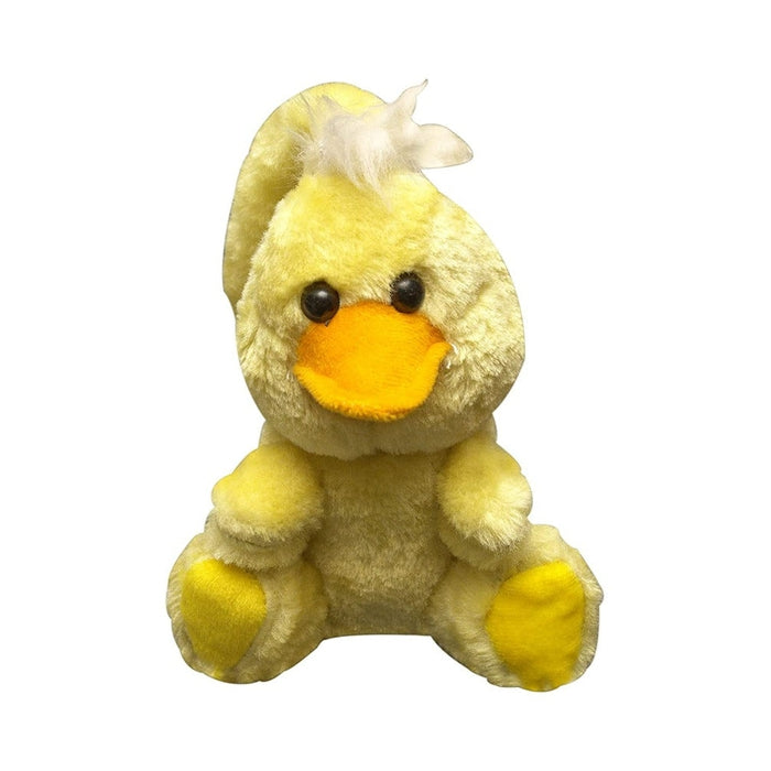 Ultra-Soft Plush Duck Car Hanging Toy – Yellow (6 Months - 7 Years)