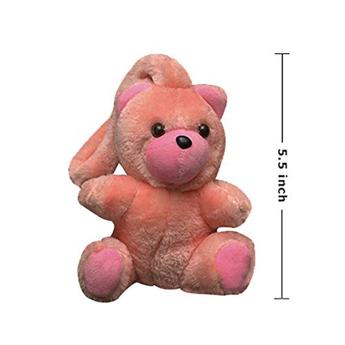 Super Soft Plush Car Hanging Pink Color Teddy Bear