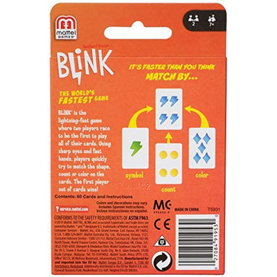 Blink - The World's Fastest Card Game By Mattel