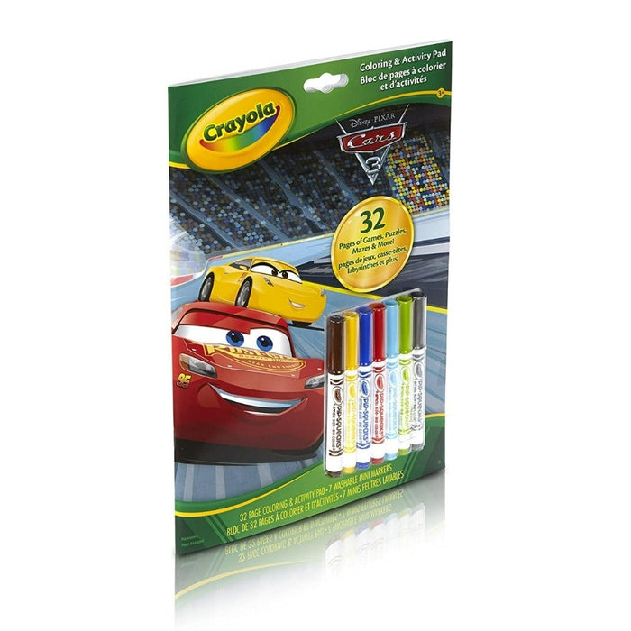 Cars 3 Coloring & Activity Book with Markers