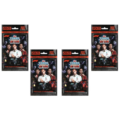 F1 Turbo Attax Trading Card Game Multipack Pack of 4