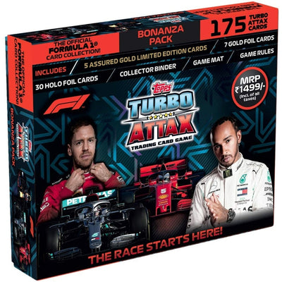 F1 Turbo Attax Trading Card Game Bonanza Pack