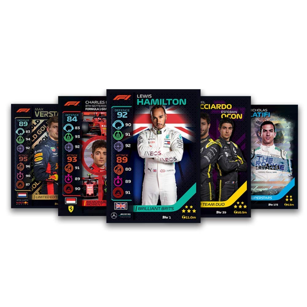 F1 Turbo Attax Trading Card Game Multipack Pack of 2