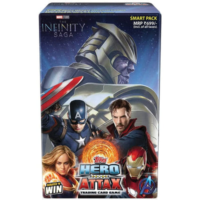 Marvel Hero Attax 2021 TCG Collection Smart Pack, 123 Cards Total