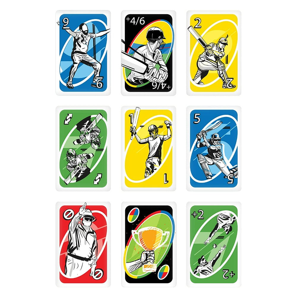 Uno Cricket Card Game