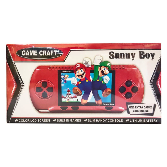 Sunny Boy Hand Held Video Game (Red Color)