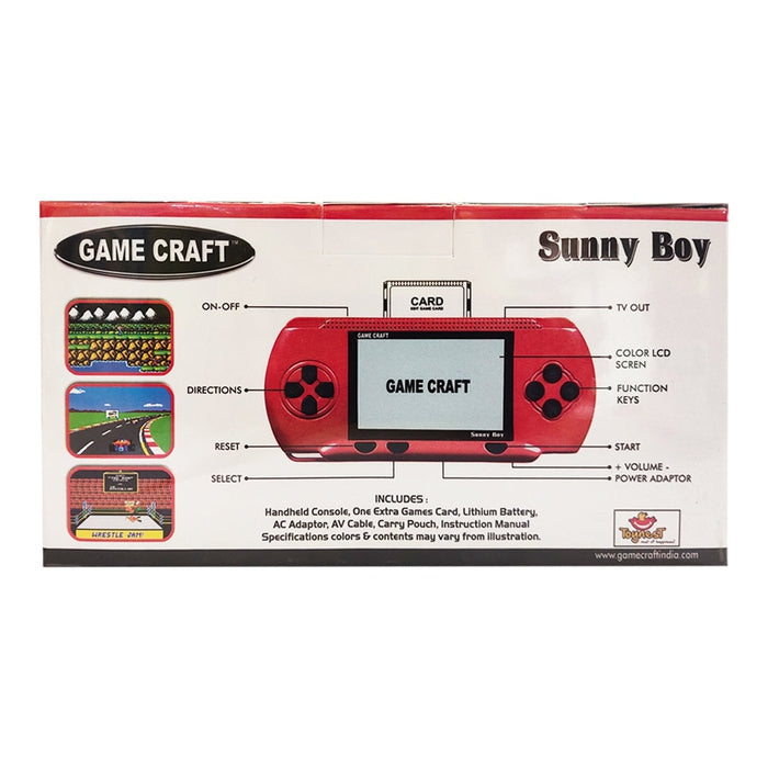 Sunny Boy Hand Held Video Game (Red Color)