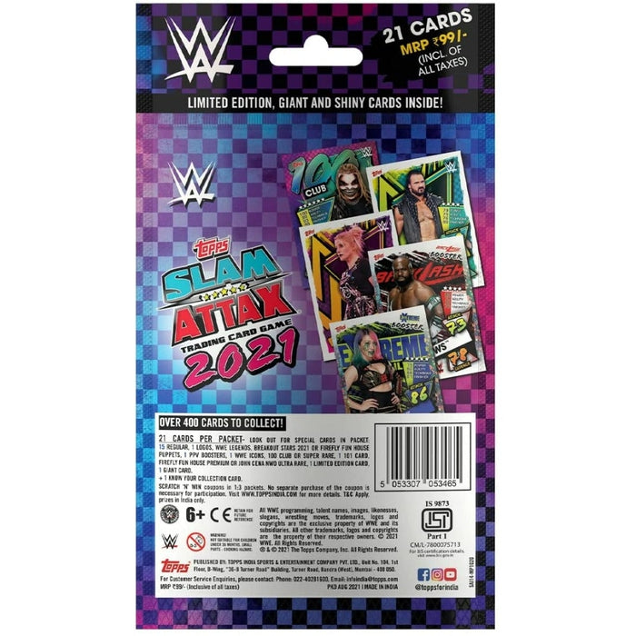 WWE Slam Attax 2021 Edition (Multi Pack)