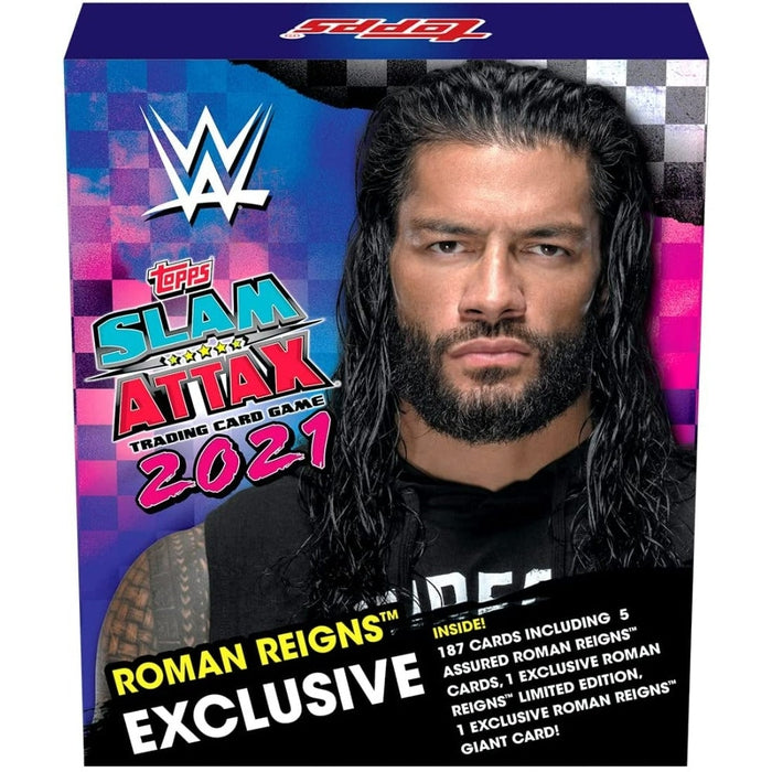 WWE Slam Attax 2021 Edition | Roman Exclusive Tin (8 Years till Grown Ups)