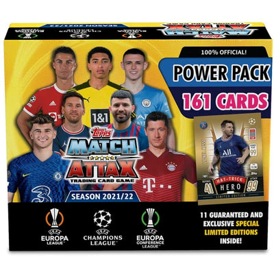 UEFA Champions League Match Attax 2021/22 TCG Collection Power Pack I Football Cards | Champions League Cards| Europa League Cards | Match Attax Extra