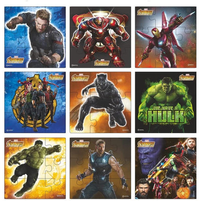 Marvel Avengers 9-in-1 Puzzle Game