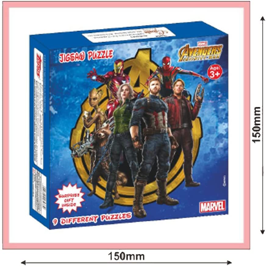 Marvel Avengers 9-in-1 Puzzle Game