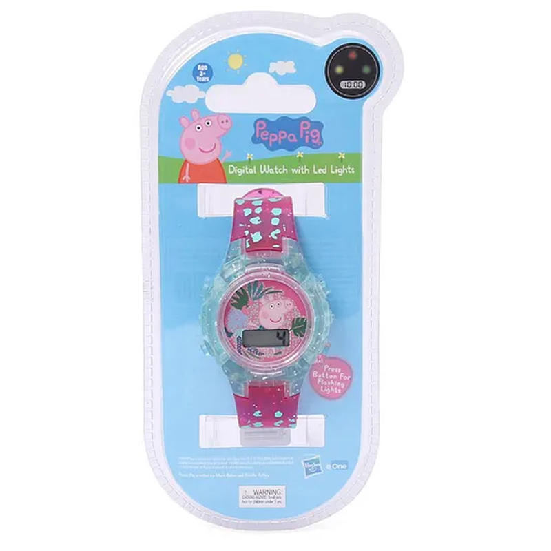 Peppa Pig Free Size Kids Digital Watch- Pink-1