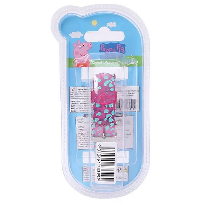 Peppa Pig Free Size Kids Digital Watch- Pink-1